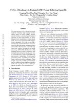 FOFO: A Benchmark to Evaluate LLMs' Format-Following Capability