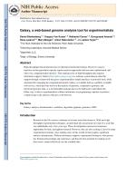 Galaxy, a web-based genome analysis tool for experimentalists