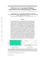 MInference 1.0: Accelerating Pre-filling for Long-Context LLMs via Dynamic Sparse Attention