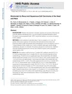 Nivolumab for Recurrent Squamous-Cell Carcinoma of the Head and Neck