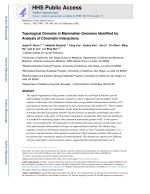Topological Domains in Mammalian Genomes Identified by Analysis of Chromatin Interactions
