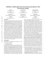 MMGRec: Multimodal Generative Recommendation with Transformer Model