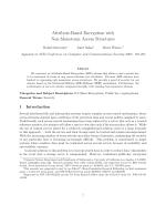 Attribute-Based Encryption with Non-Monotonic Access Structures