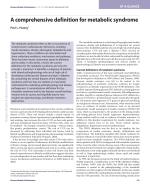 A comprehensive definition for metabolic syndrome