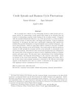 Credit Spreads and Business Cycle Fluctuations
