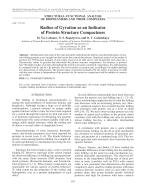 Radius of Gyration as an Indicator of Protein Structure Compactness