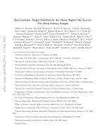Spectroscopic Target Selection in the Sloan Digital Sky Survey: The Main Galaxy Sample