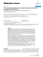 The rapamycin-regulated gene expression signature determines prognosis for breast cancer