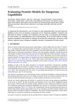 Evaluating Frontier Models for Dangerous Capabilities