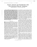 Texture Analysis and Classification with Tree-Structured Wavelet Transform