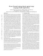 PLEAK: Prompt Leaking Attacks against Large Language Model Applications