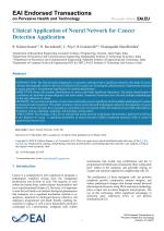 Clinical Application of Neural Network for Cancer Detection Application