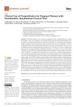 Clinical Use of Paraprobiotics for Pregnant Women with Periodontitis: Randomized Clinical Trial