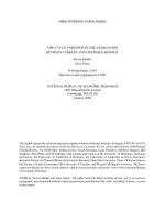 Life-Cycle Variation in the Association between Current and Lifetime Earnings