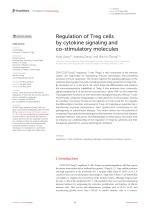 Regulation of Treg cells by cytokine signaling and co-stimulatory molecules