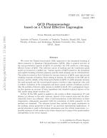 QCD Phenomenology based on a Chiral Effective Lagrangian