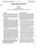 Usability Inspection Methods