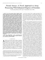 Nested Arrays: A Novel Approach to Array Processing With Enhanced Degrees of Freedom