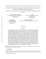 Is K-fold cross validation the best model selection method for Machine Learning?