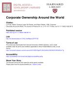 Corporate Ownership Around the World
