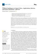 Artificial Intelligence in Smart Cities—Applications, Barriers, and Future Directions: A Review