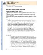 Regulation of mitochondrial biogenesis