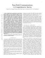 Near-Field Communications: A Comprehensive Survey