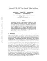 Vision-LSTM: xLSTM as Generic Vision Backbone