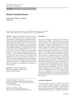 Density functional theory