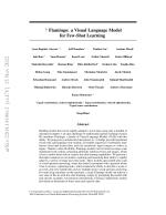 Flamingo: a Visual Language Model for Few-Shot Learning