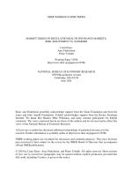 MARKET DESIGN IN REGULATED HEALTH INSURANCE MARKETS: RISK ADJUSTMENT VS. SUBSIDIES
