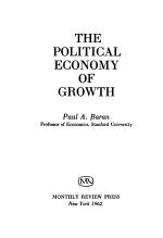 THE POLITICAL ECONOMY OF GROWTH