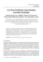 Car Price Prediction Using Machine Learning Techniques