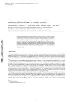 Identifying influential nodes in complex networks