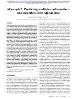 AFsample2: Predicting multiple conformations and ensembles with AlphaFold2