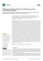 Challenges and Opportunities in Calibrating Low-Cost Environmental Sensors