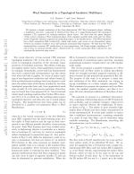 Weyl Semimetal in a Topological Insulator Multilayer