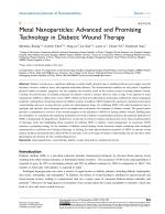 Metal Nanoparticles: Advanced and Promising Technology in Diabetic Wound Therapy