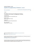 Prioritizing Test Cases For Regression Testing