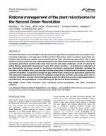Rational management of the plant microbiome for the Second Green Revolution