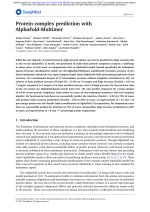 Protein complex prediction with AlphaFold-Multimer