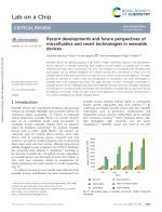 Recent developments and future perspectives of microfluidics and smart technologies in wearable devices