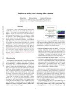 End-to-End Multi-Task Learning with Attention