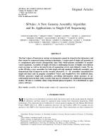 SPAdes: A New Genome Assembly Algorithm and Its Applications to Single-Cell Sequencing