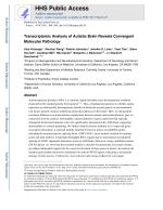 Transcriptomic Analysis of Autistic Brain Reveals Convergent Molecular Pathology