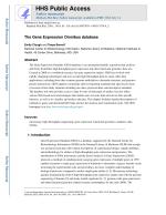 The Gene Expression Omnibus database