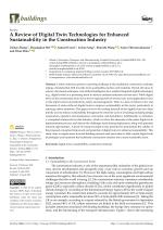 A Review of Digital Twin Technologies for Enhanced Sustainability in the Construction Industry