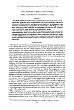 INVERSION OF COMPLEX BODY WAVES