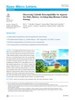 Discovering Cathodic Biocompatibility for Aqueous Zn–MnO2 Battery: An Integrating Biomass Carbon Strategy