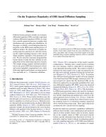 On the Trajectory Regularity of ODE-based Diffusion Sampling